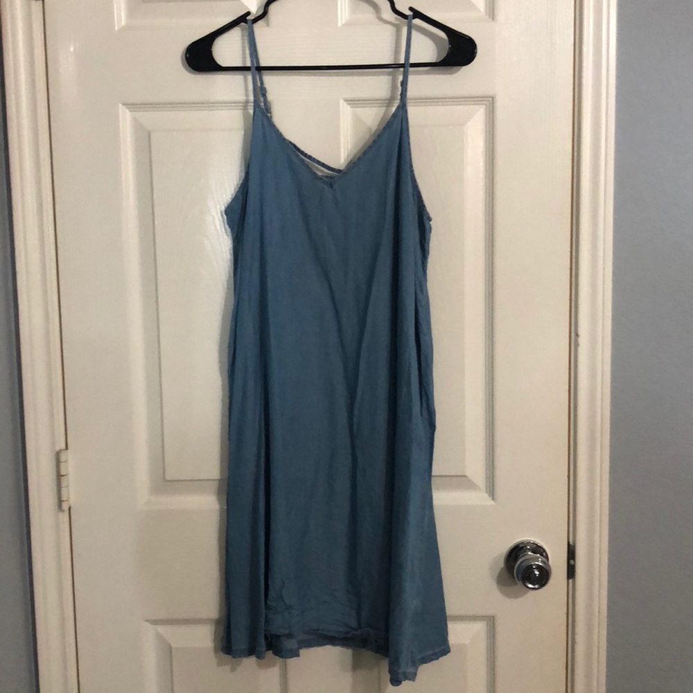 Denim Strap Dress